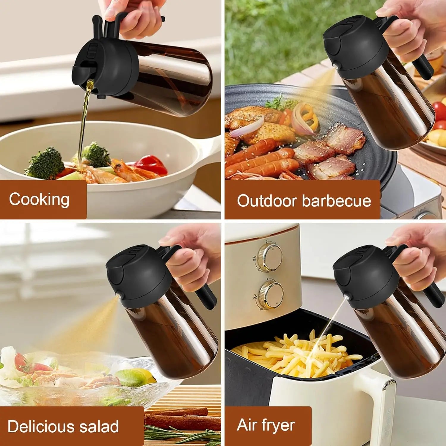 470ml Dark Amber Glass Oil Sprayer - ItemDrop