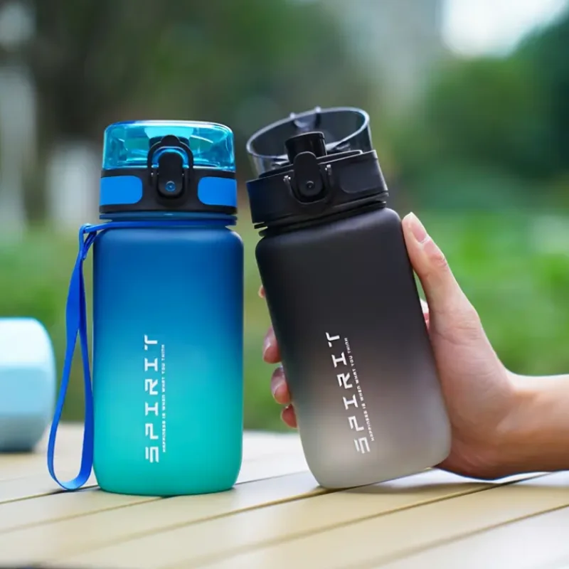 Gradient Sports Water Bottle with Time Marker - Durable PC Material for Cycling & Running - ItemDrop