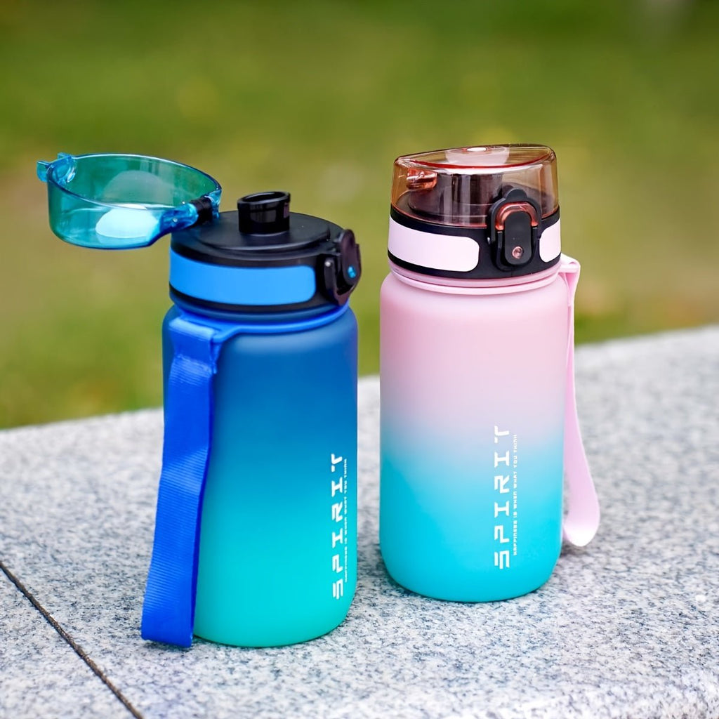 Gradient Sports Water Bottle with Time Marker - Durable PC Material for Cycling & Running - ItemDrop
