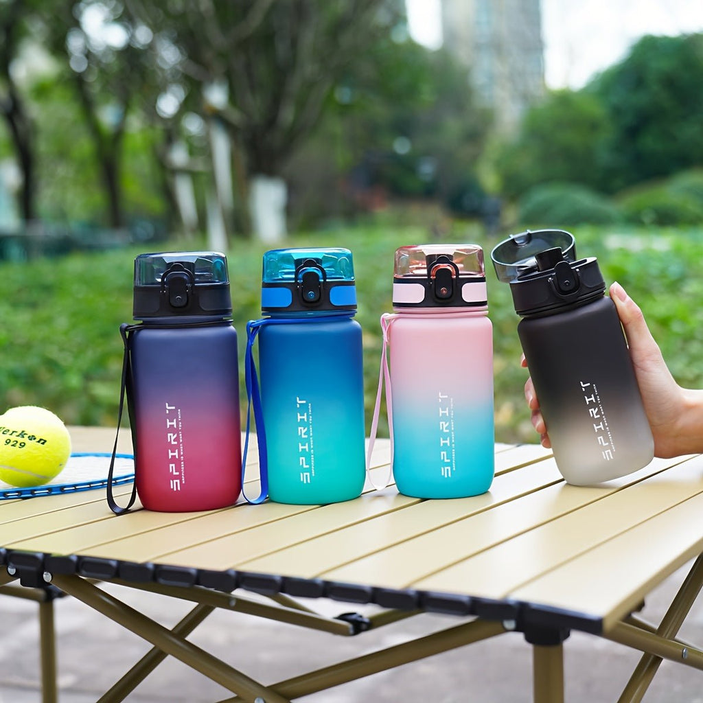 Gradient Sports Water Bottle with Time Marker - Durable PC Material for Cycling & Running - ItemDrop