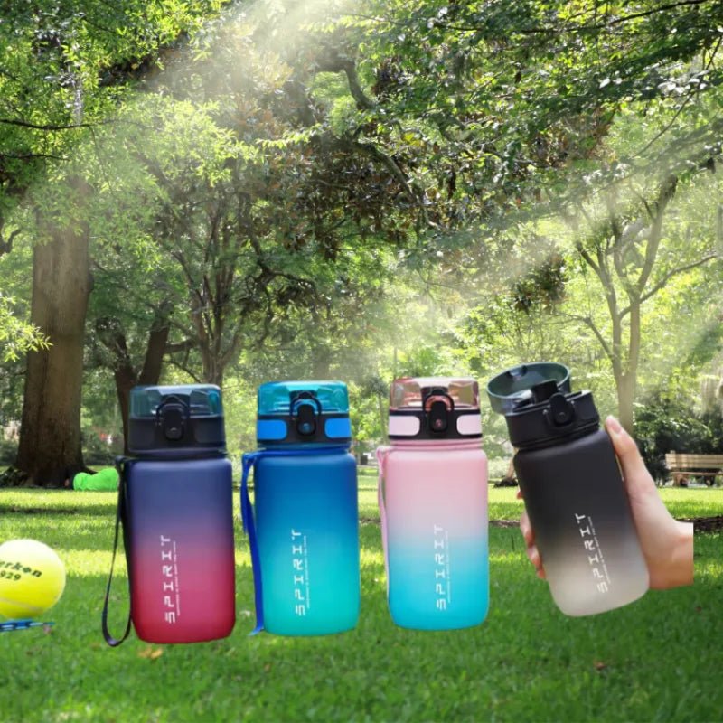 Gradient Sports Water Bottle with Time Marker - Durable PC Material for Cycling & Running - ItemDrop