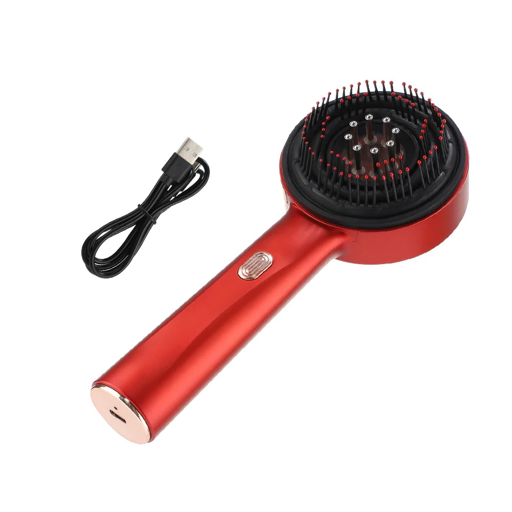Electric Hair Regrowth Brush with Infrared Light Acupoint Scalp Massage