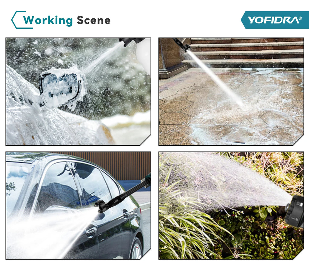 YOFIDRA 200Bar Brushless Electric High Pressure Water Spray Gun