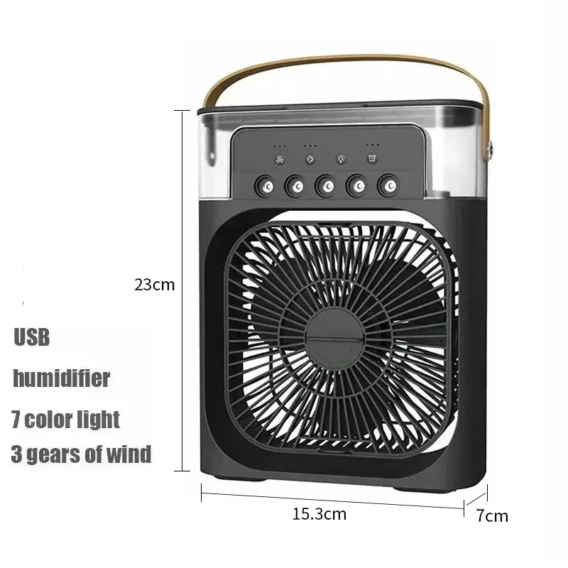 New 3 In 1 Mini Air Cooler Portable Fan Air Conditioner