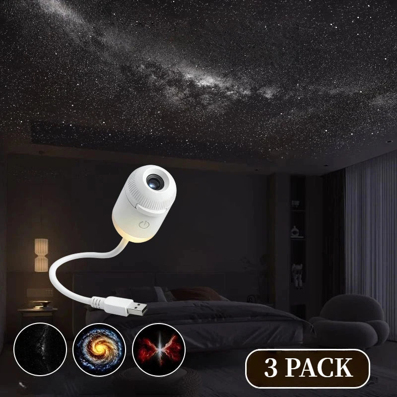 WACUAAO 10-in-1 Galaxy Projector Planetarium 360° Flexible Night Light