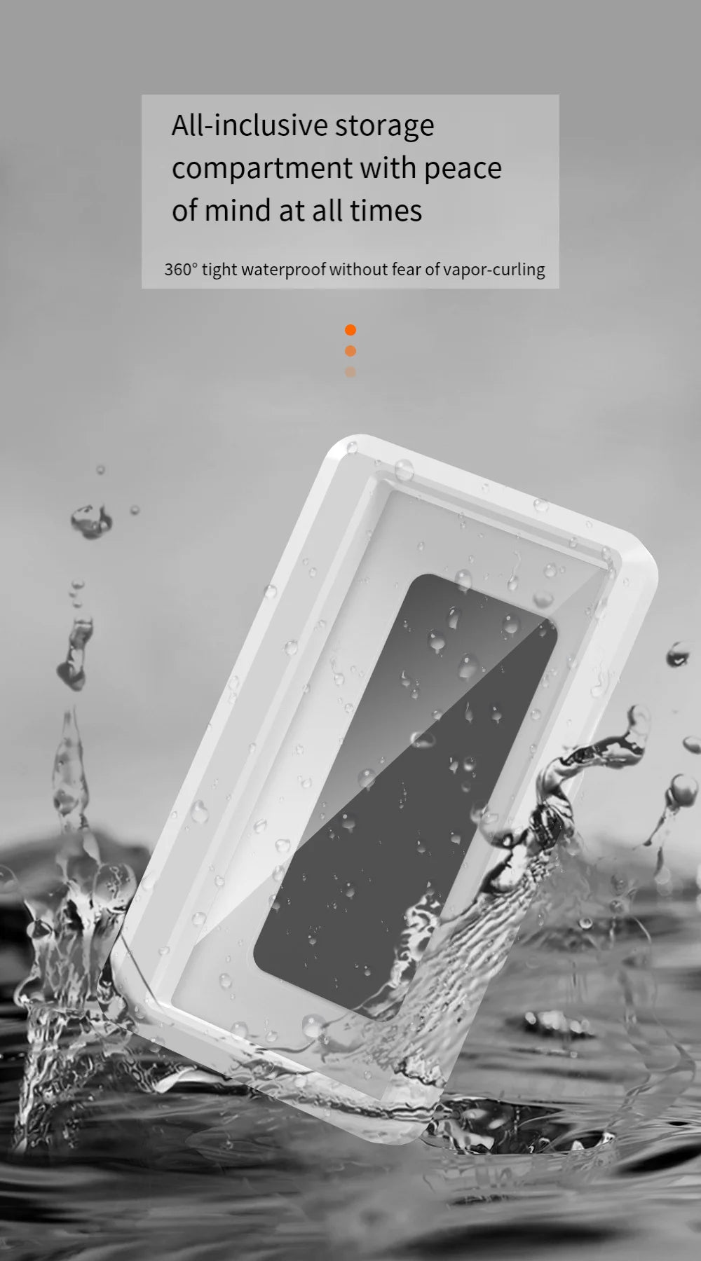 Fixed Waterproof and Anti-fog Mobile Phone Case