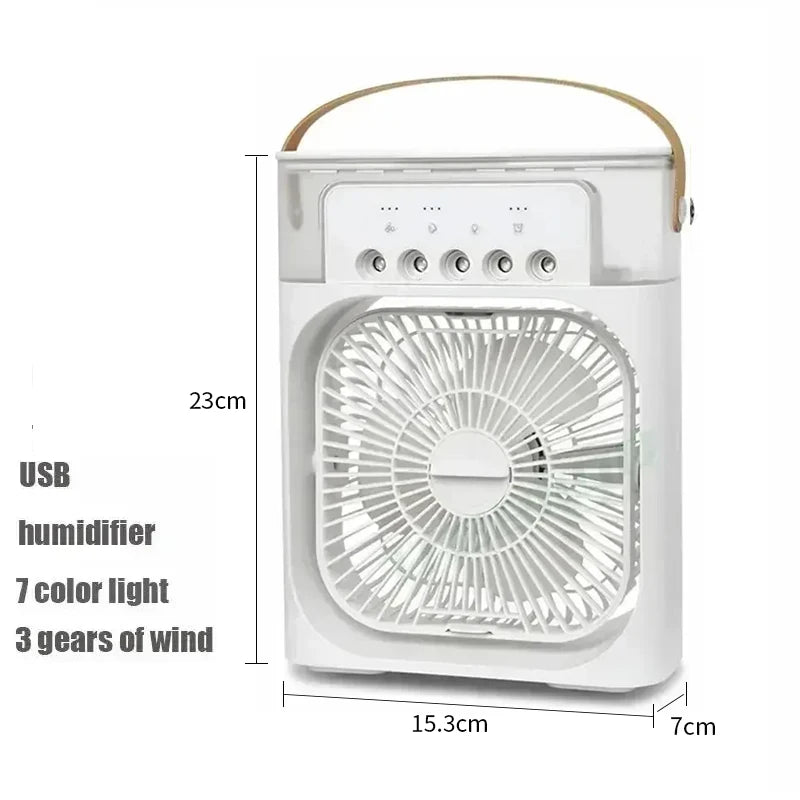 New 3 In 1 Mini Air Cooler Portable Fan Air Conditioner