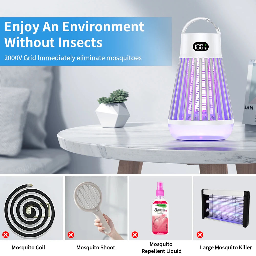 Electric Mosquito Lamp USB Charging Two-In-One Portable Mosquitoes
