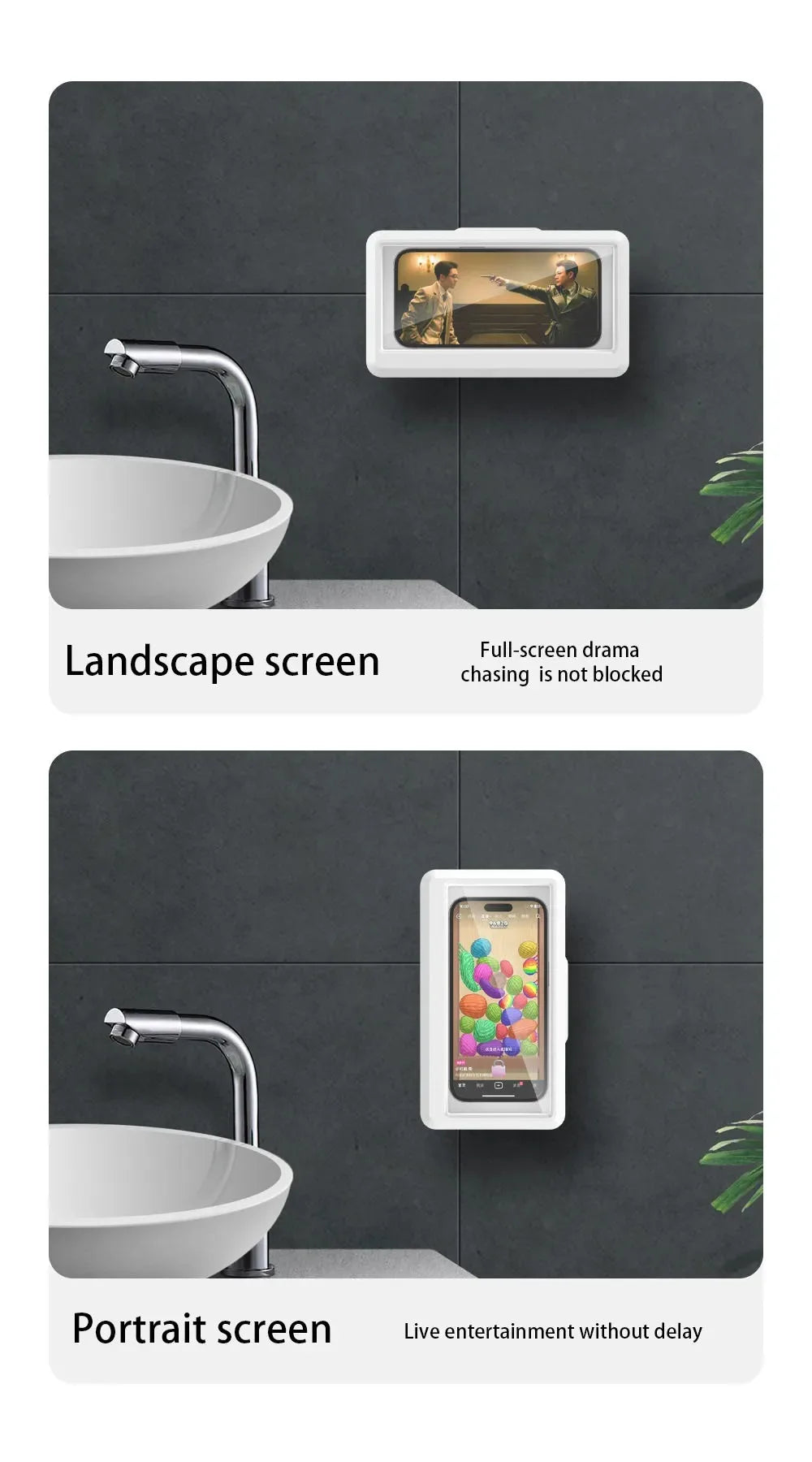 Fixed Waterproof and Anti-fog Mobile Phone Case