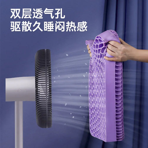 Cooling Pillow TPE Neck Support Orthopedic Sleeping Comfortable Breathable