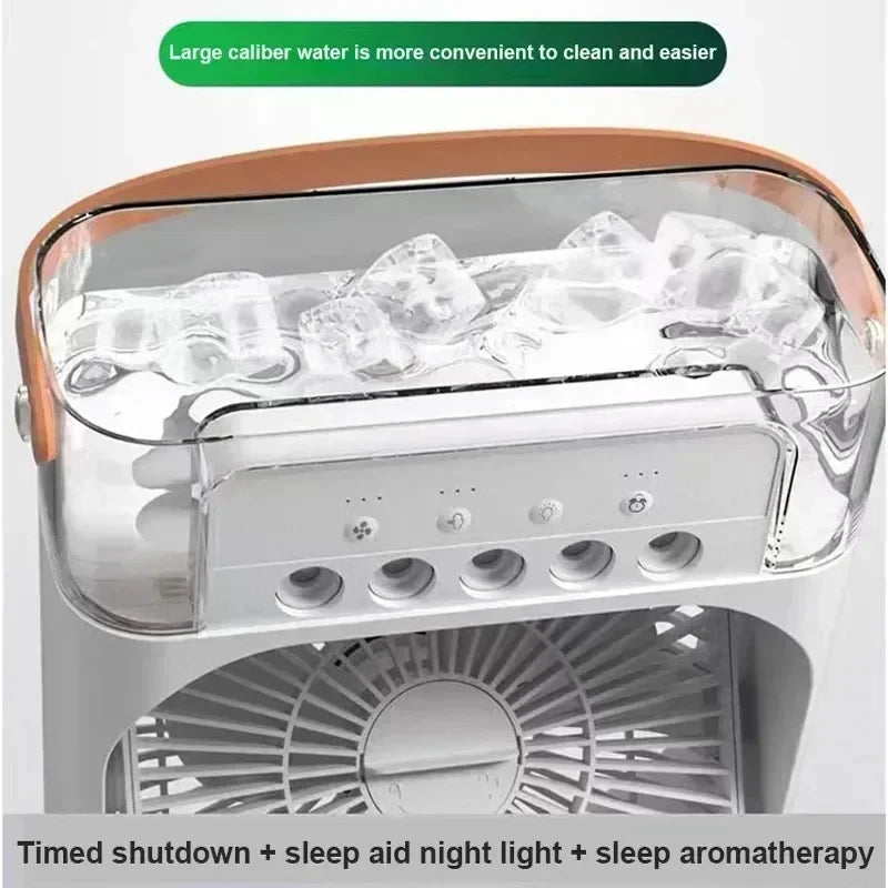 New 3 In 1 Mini Air Cooler Portable Fan Air Conditioner