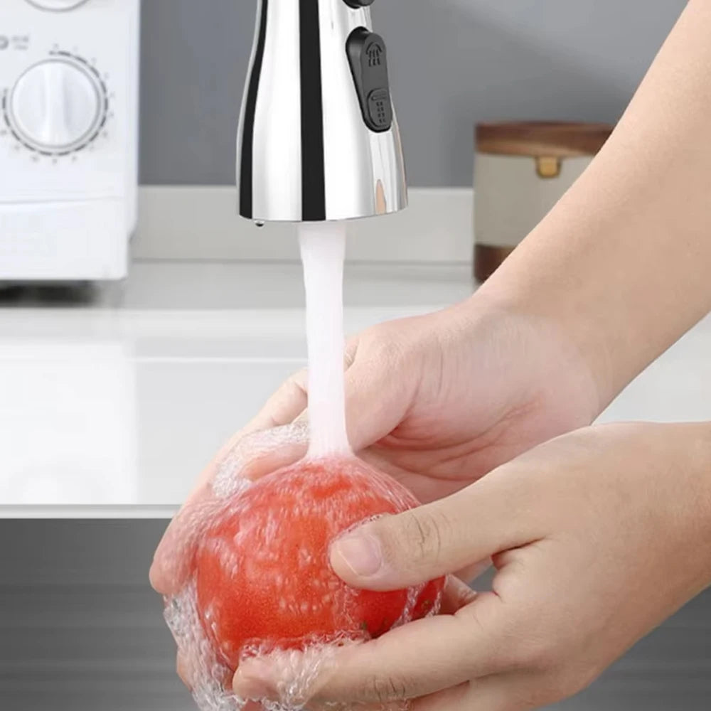 3 in1 Faucet Sprayer Pull Out Kitchen Leakproof 360 Degree Ajustable Sink