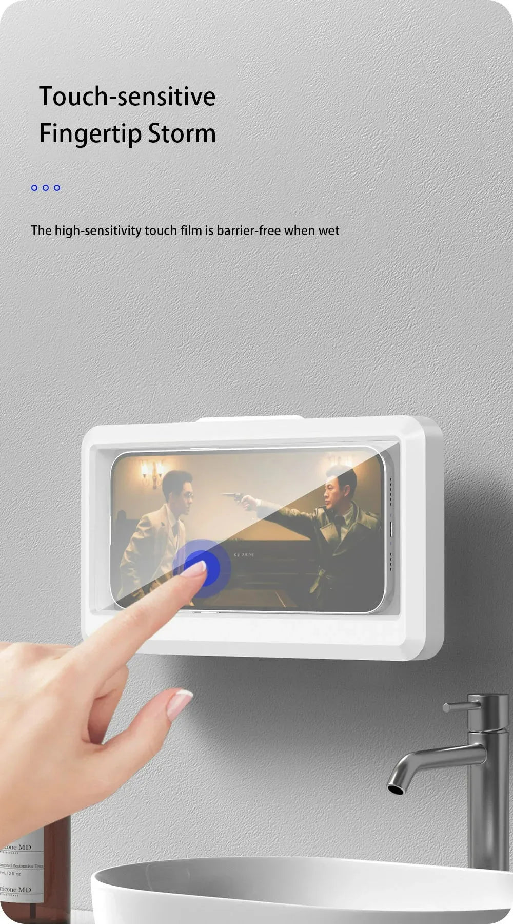 Fixed Waterproof and Anti-fog Mobile Phone Case