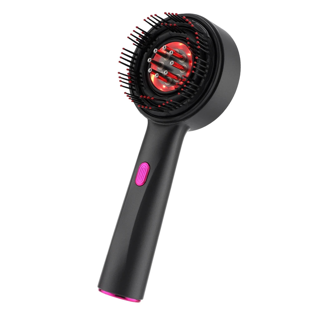 Electric Hair Regrowth Brush with Infrared Light Acupoint Scalp Massage