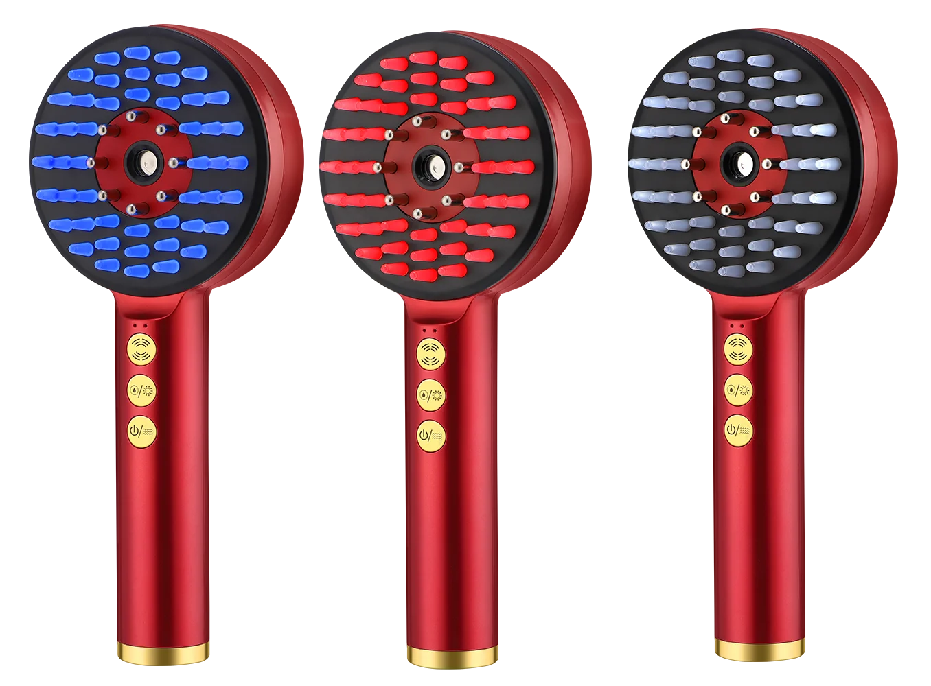 Electric Hair Regrowth Brush with Infrared Light Acupoint Scalp Massage