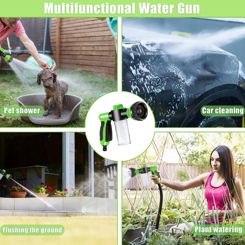 Dog Shower Sprayer 8 in 1 Pet Bath Cleaning Cat Dog Shower Gun