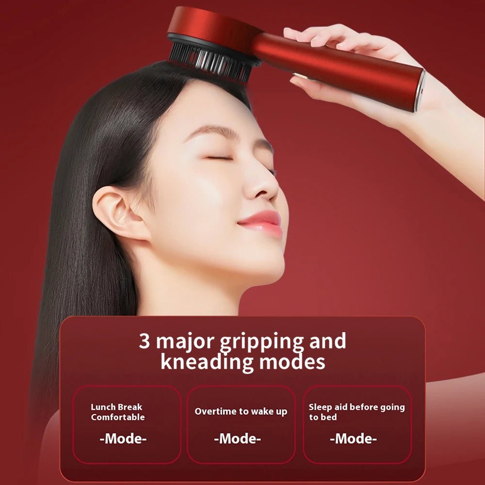 Electric Hair Regrowth Brush with Infrared Light Acupoint Scalp Massage - ItemDrop