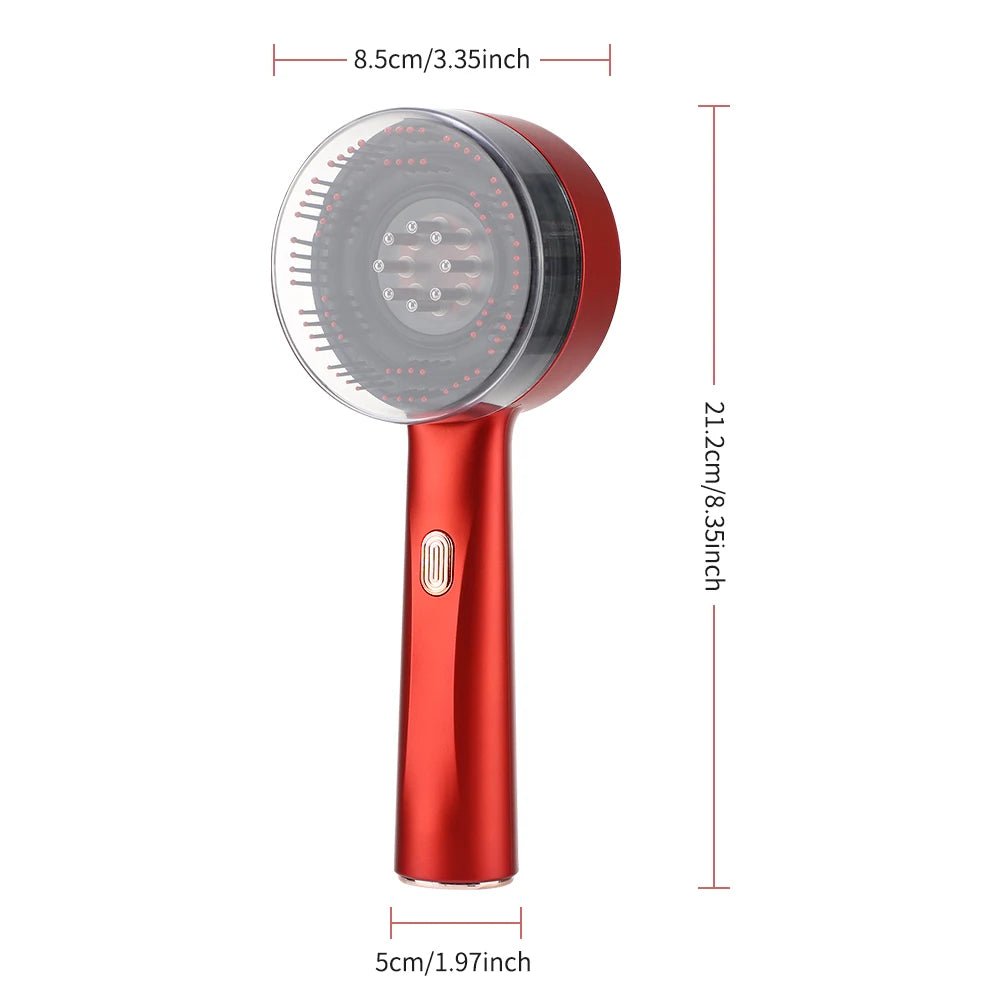 Electric Hair Regrowth Brush with Infrared Light Acupoint Scalp Massage - ItemDrop