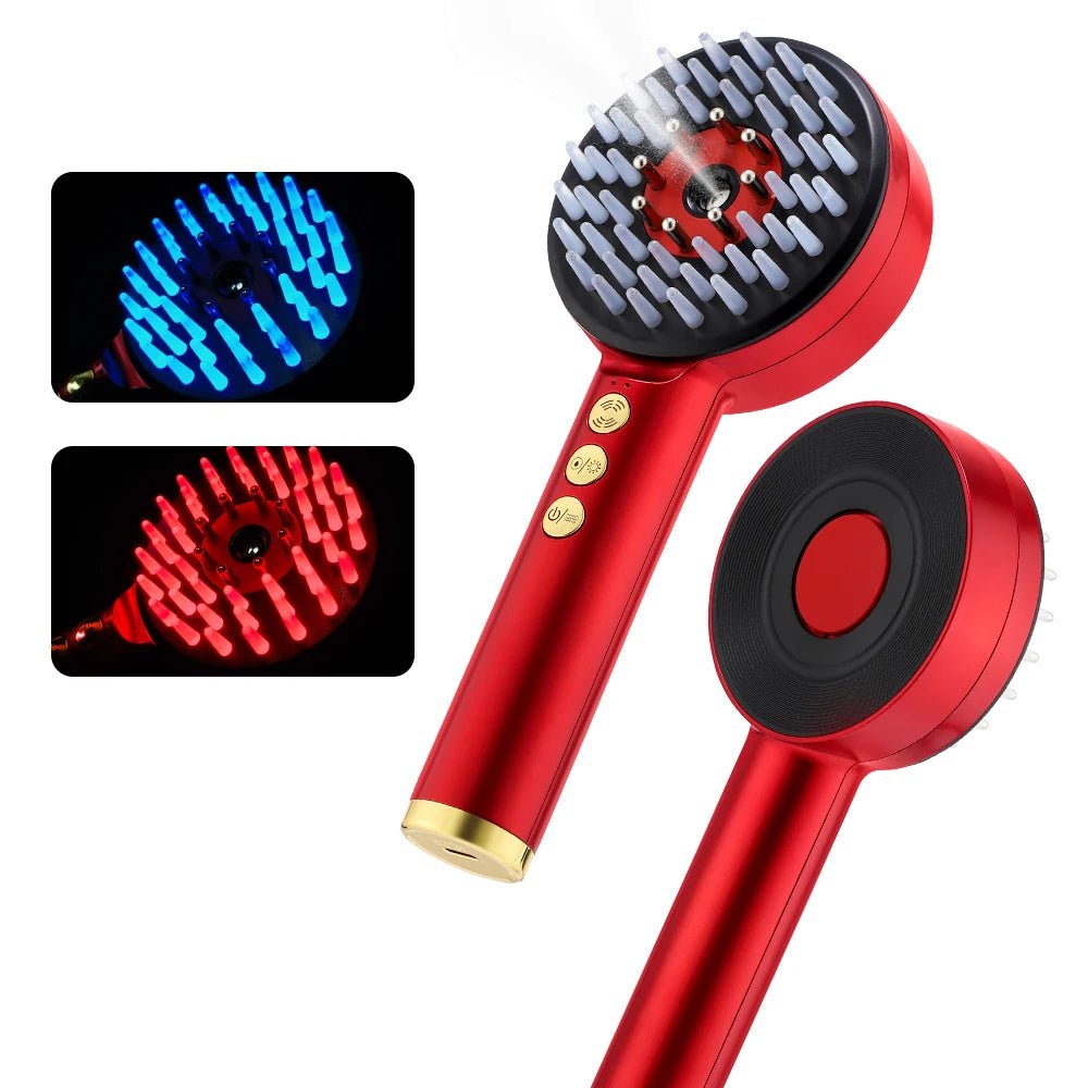 Electric Hair Regrowth Brush with Infrared Light Acupoint Scalp Massage - ItemDrop