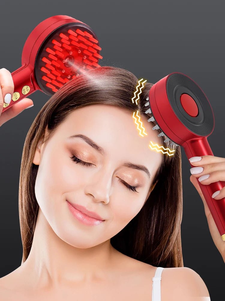 Electric Hair Regrowth Brush with Infrared Light Acupoint Scalp Massage - ItemDrop
