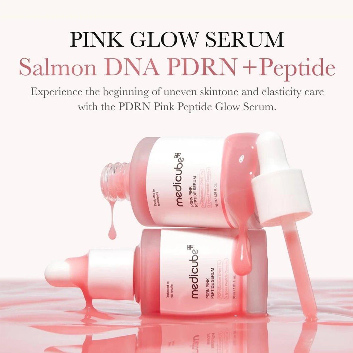 Medicube Salmon DNA PDRN Pink Peptide Serum - ItemDrop