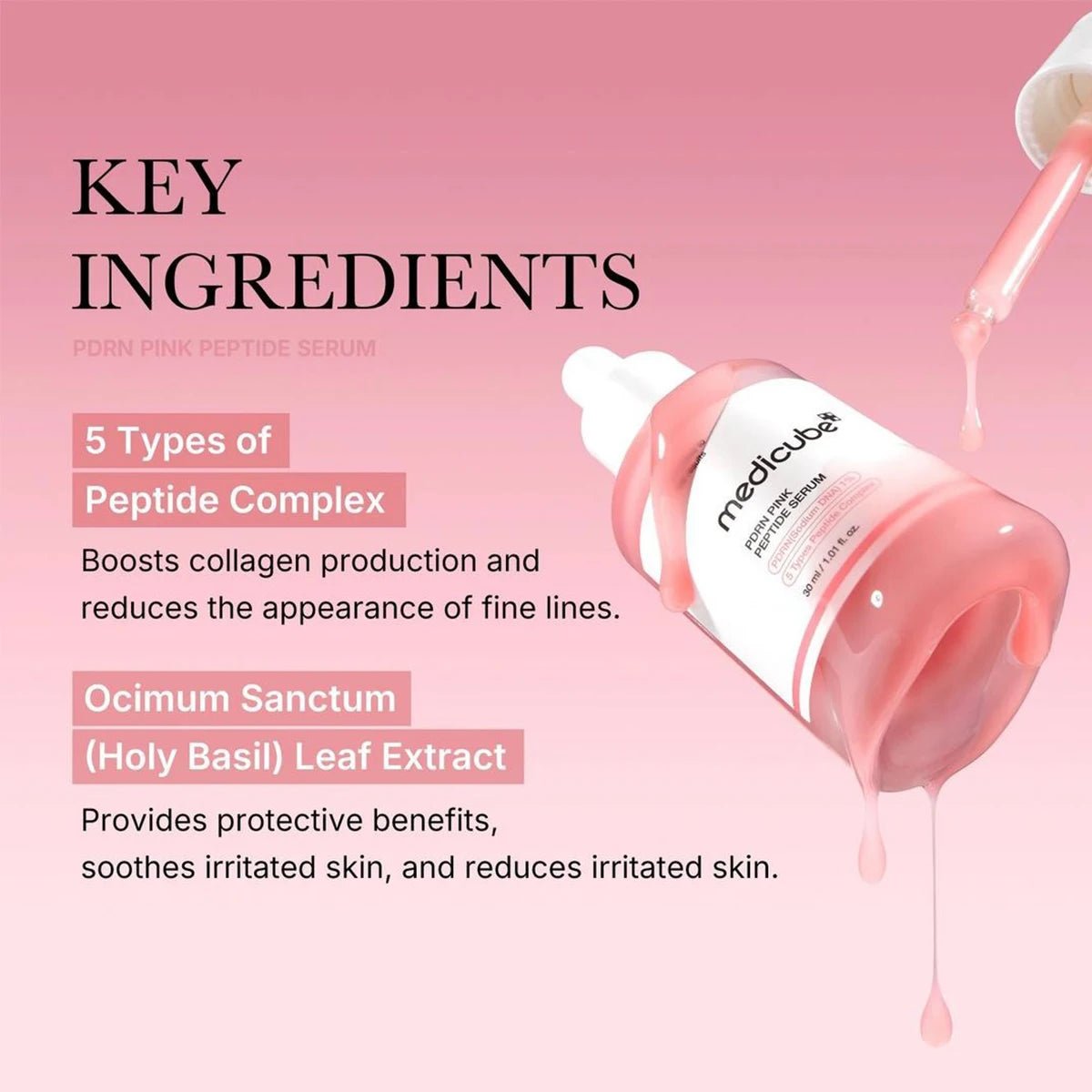 Medicube Salmon DNA PDRN Pink Peptide Serum - ItemDrop