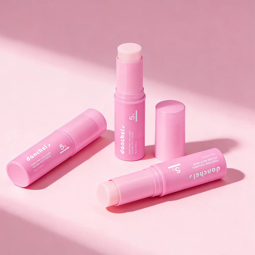 PDRN Pink Collagen Volume Multi Balm Deep Hydration Moisturization Brighten Skin Plump Smooth Radiant Portable Collagen Stick - ItemDrop