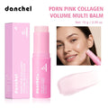 PDRN Pink Collagen Volume Multi Balm Deep Hydration Moisturization Brighten Skin Plump Smooth Radiant Portable Collagen Stick - ItemDrop
