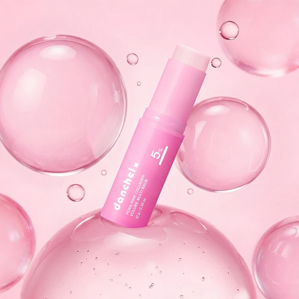 PDRN Pink Collagen Volume Multi Balm Deep Hydration Moisturization Brighten Skin Plump Smooth Radiant Portable Collagen Stick - ItemDrop