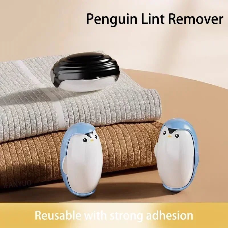 Penguin Lint Remover Reusable Portable Roller for Clothes Pet Hair Remover - ItemDrop