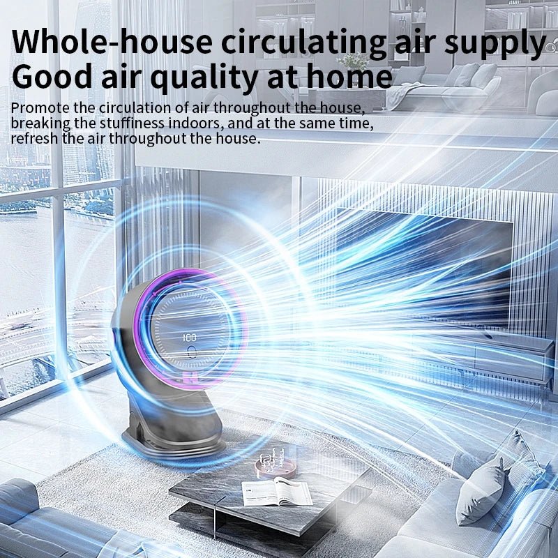 Portable Clip Fan with Timer – USB-C Rechargeable, 360° Flexible Neck - ItemDrop
