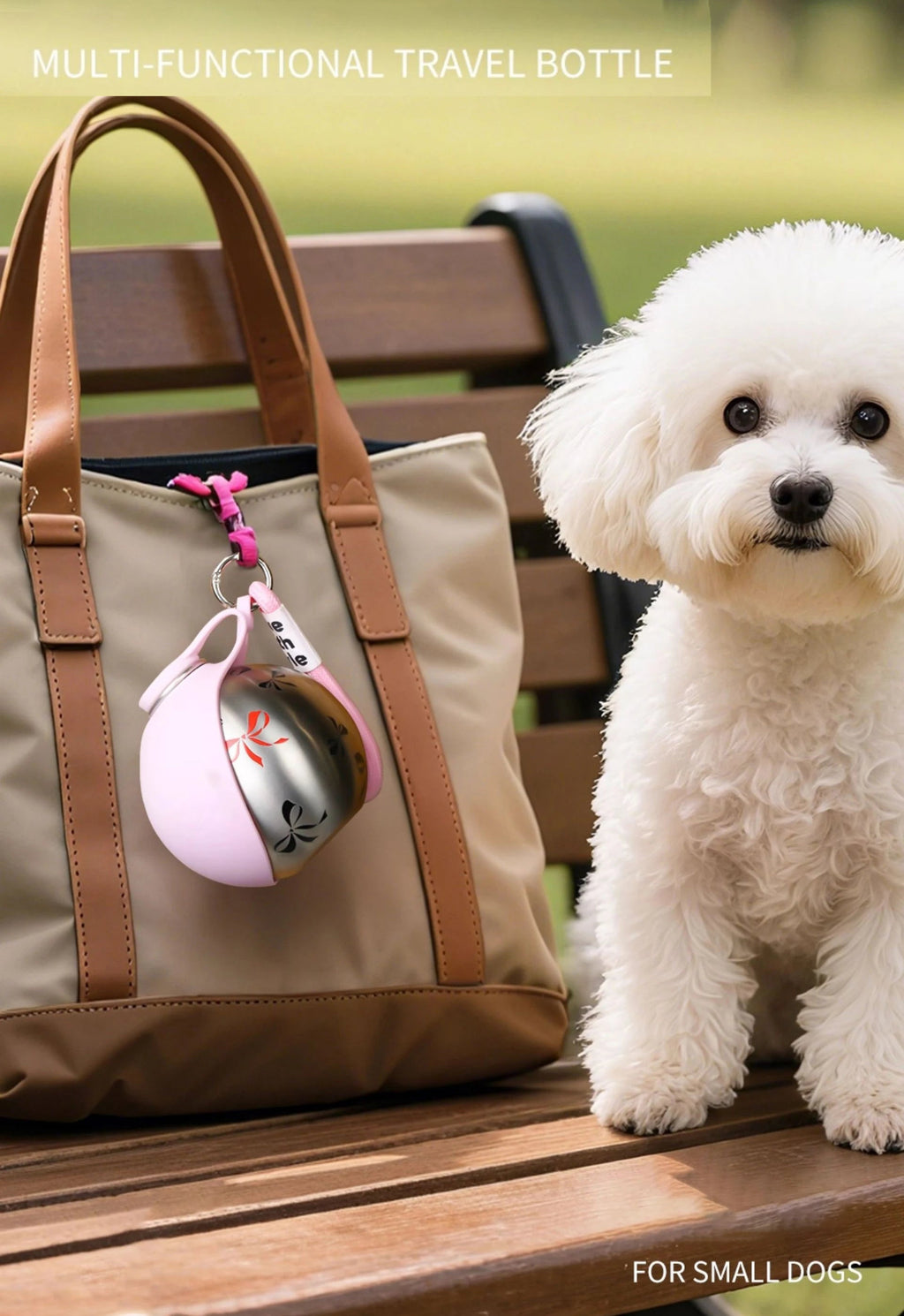 Portable Outdoor Pet Stainless Steel Water Cup - ItemDrop
