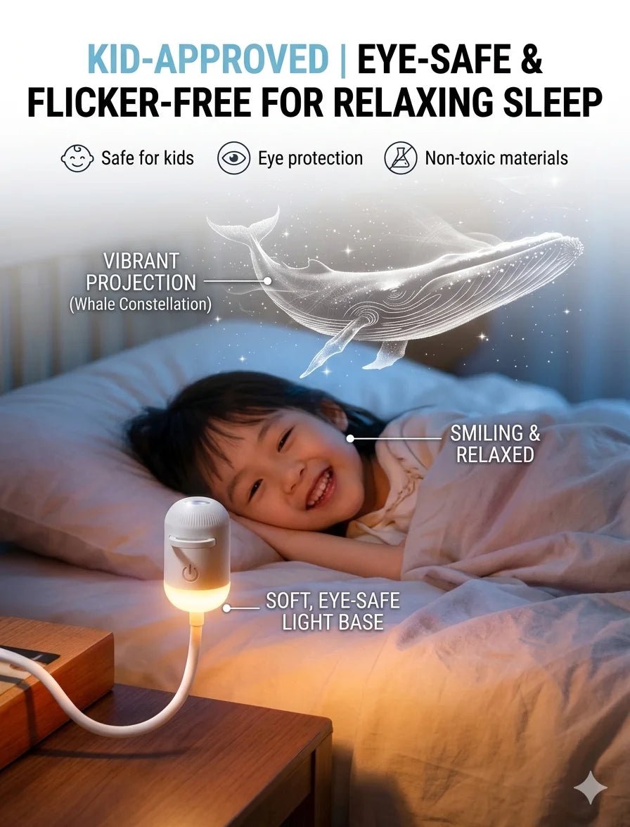 WACUAAO 10-in-1 Galaxy Projector Planetarium 360° Flexible Night Light - ItemDrop