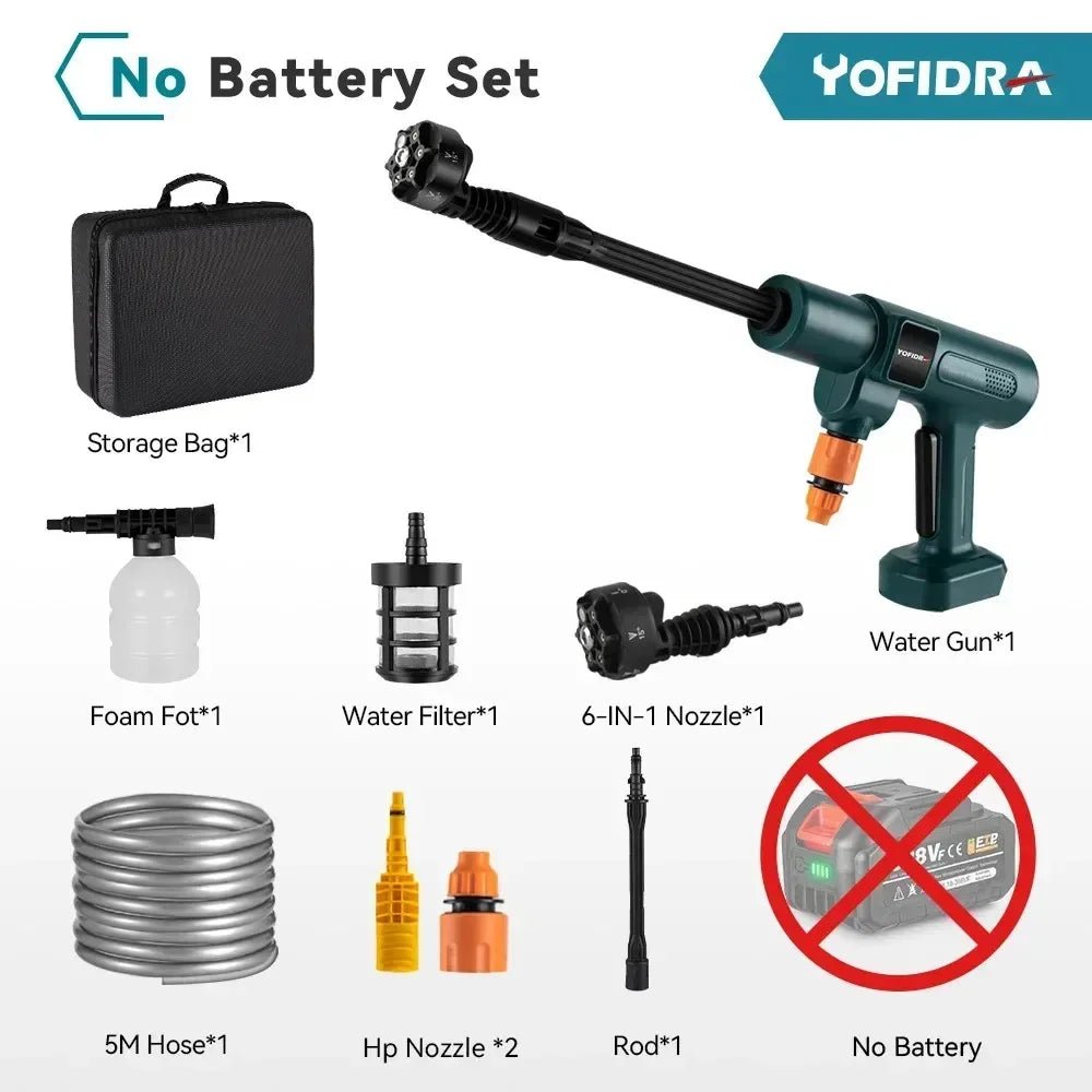 YOFIDRA 200Bar Brushless Electric High Pressure Water Spray Gun - ItemDrop