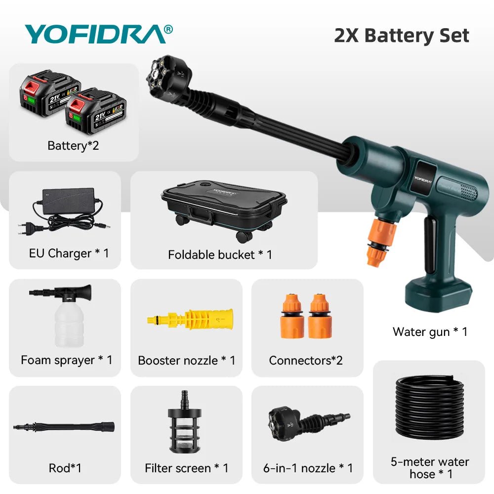 YOFIDRA 200Bar Brushless Electric High Pressure Water Spray Gun - ItemDrop